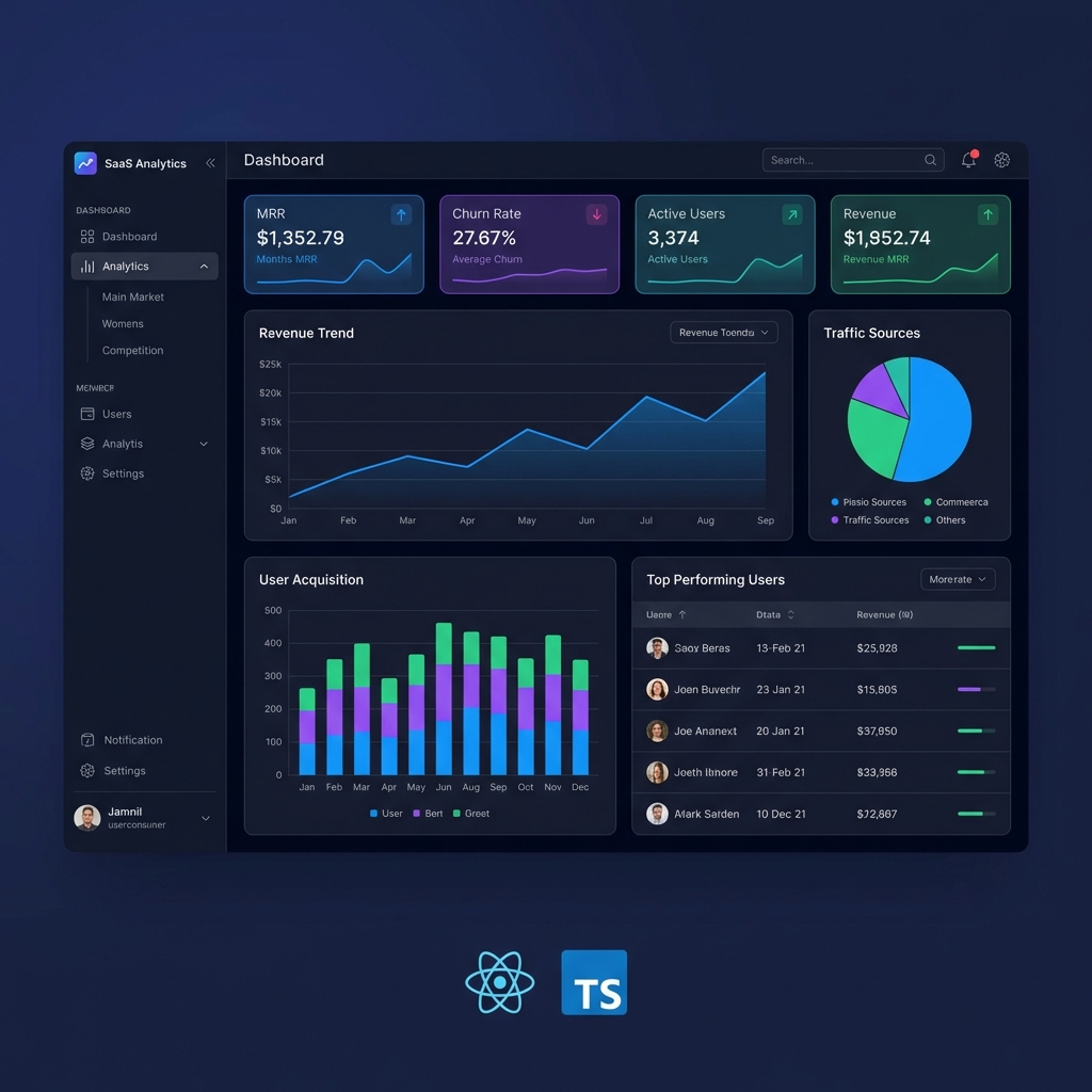SaaS Dashboard